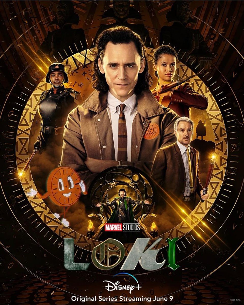 weeklycut's tweet image. New poster for #Loki, releasing on #DisneyPlus June 9th. Are you looking forward it?