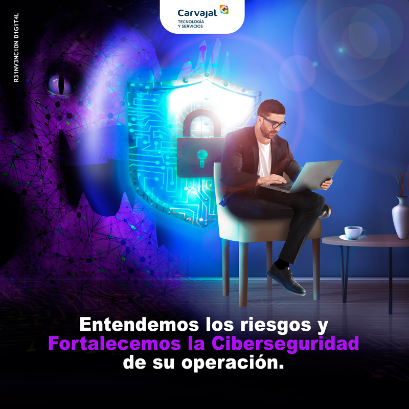 Carvajaltys's tweet photo. La Ciberseguridad en Carvajal T&amp;S garantiza la visibilidad y control 360° que identifica los riesgos cibernéticos y gestiona las amenazas que afectan la seguridad de su operación.