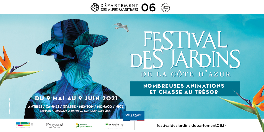 #IdéeSortie06

Profitez de ce week-end prolongé pour découvrir les 24 jardins et les nombreuses animations organisées dans les communes partenaires du #FestivalJardins06 😍
