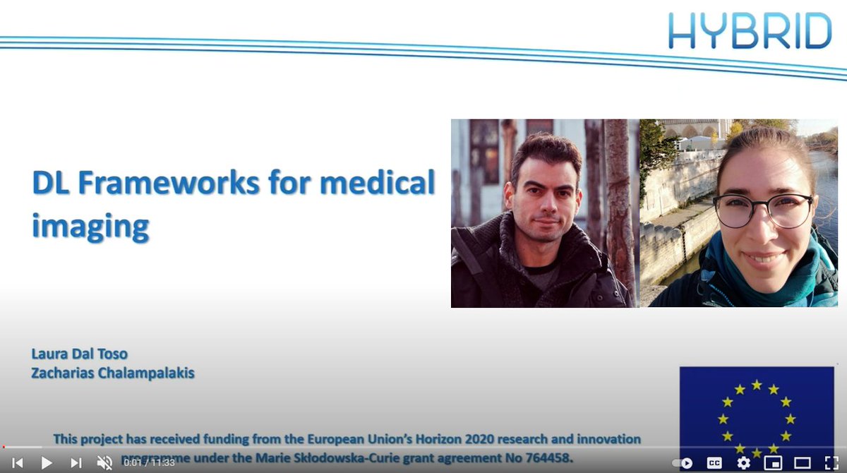 HYBRID2020's tweet photo. In their video, @zaxos021 and Laura Dal Toso explore the available platforms and frameworks for Deep Learning and Machine Learning in medical imaging. They provide an example project using these tools and include many good practice tips.

https://t.co/ghKFfr2bRg https://t.co/utdicXiD53