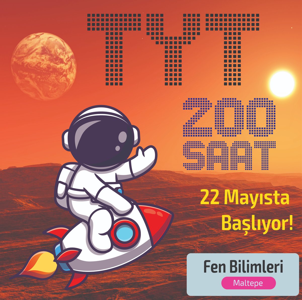 AtakFen's tweet photo. 200 Saatten oluşan ve #tyt'nin tamamının anlatıldığı yaz kursumuz 22 Mayıs -16 Temmuz tarihleri arasında. Son kayıt tarihi 30 Mayıs. 10 ve 11. sınıflar için çok önemli bir kurs. Çünkü #yüzyüze eğitime her zamankinden çok daha ihtiyacanız var. Üstelik A+ eğitim standartlarında. https://t.co/z3YOKgTf5F