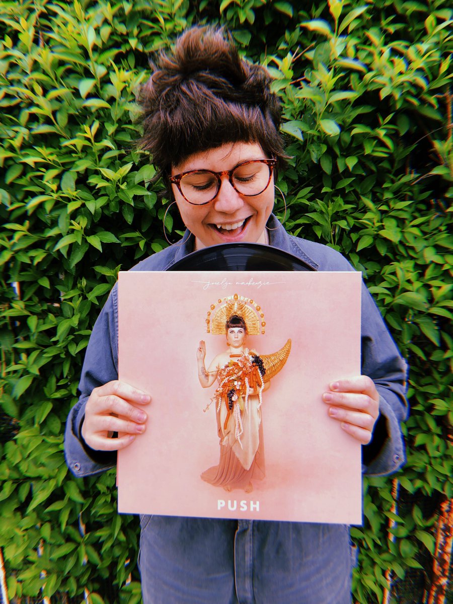 Righteous_Babes's tweet photo. The wait is over! @jocelynmcknz's debut record PUSH has arrived on vinyl! Grab your copy of this beautiful and uplifting album from the Righteous Babe store. 🍑
https://t.co/4LwwqI9nAM
#pushrighteousbabe https://t.co/sdxq2Nqd7V