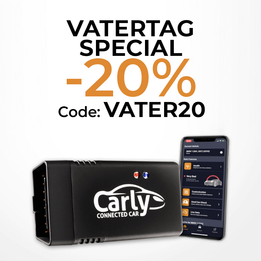 Carly - Connected Car on X: Wir feiern VATERTAG! SPARE 20% beim