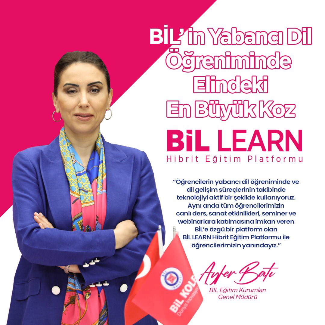 bilkolejleri's tweet photo. BİL EĞİTİM KURUMLARI GENEL MÜDÜRÜ AYFER BATI’NIN ARTI EĞİTİM DERGİSİ MAYIS AYI SAYISINDAKİ RÖPORTAJI İÇİN 👇
https://t.co/q26qHpe5rO https://t.co/pEidAjuZKB