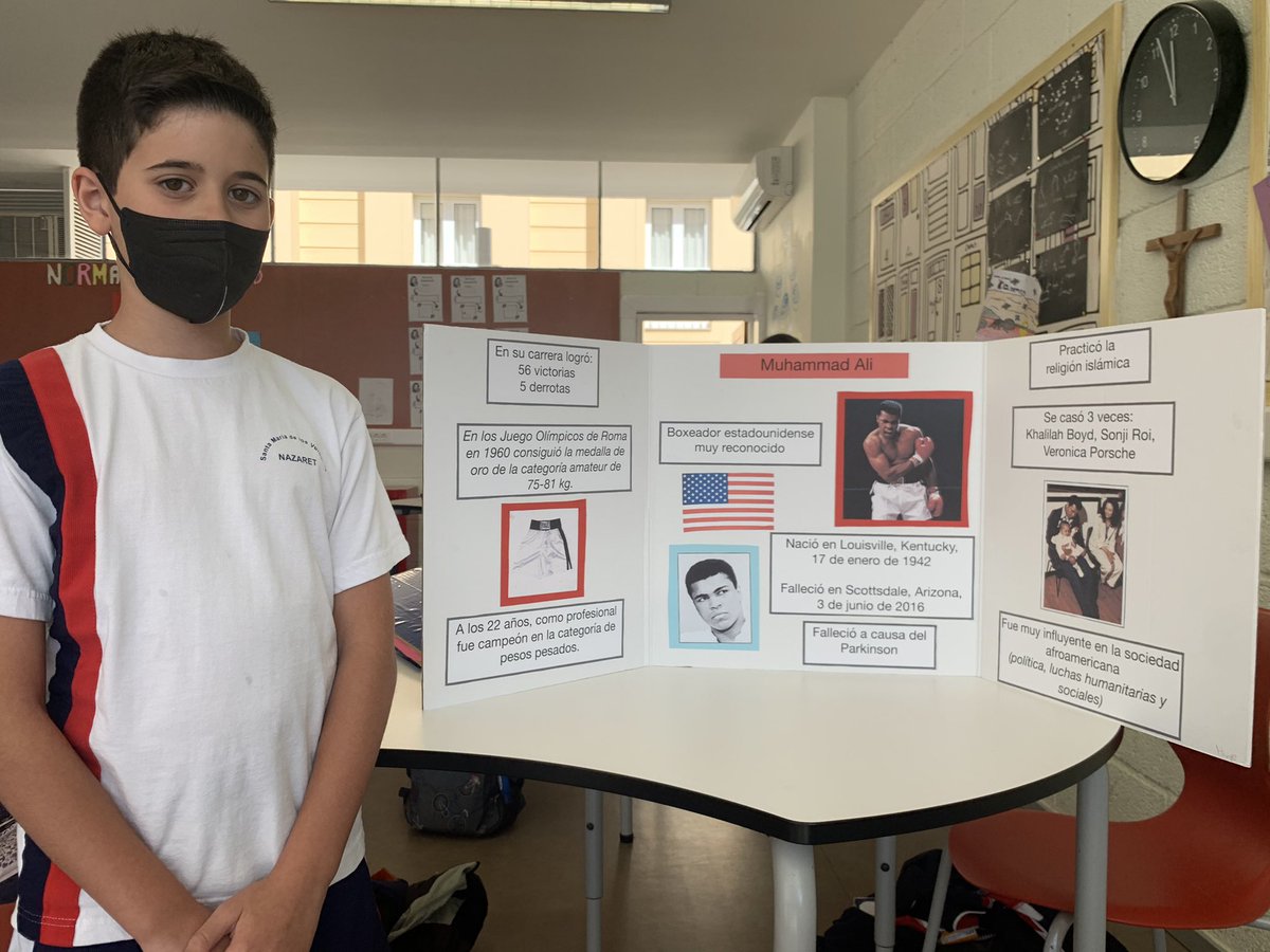 5oPrimaria's tweet photo. Comenzamos en 5º las exposiciones de nuestros displays: Mejores deportistas del mundo. @NazaretArrecife https://t.co/fW2Mv7OpBX