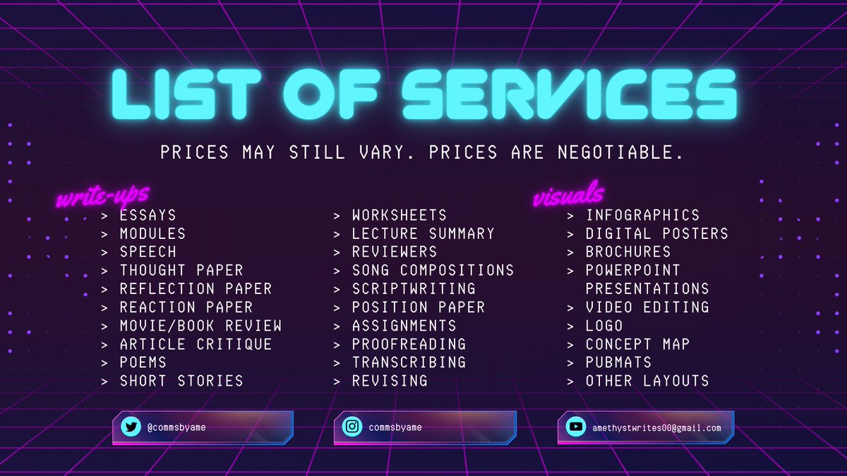 commsbyamethyst's tweet photo. after a long break, i am now open again for academic commissions! 

started writing for people again for i am in dire need of funds for my school, family and personal needs. hope we could help each other and be a part of each other's journey to success! 

~ hey, we got this! 🤖 https://t.co/PvZn8Fkyiv