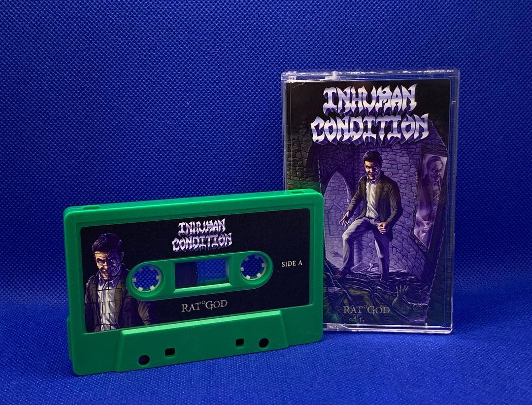 BandInhuman's tweet image. Tapes are in!!! 😍 Limited quantities, so pick up a copy before they are all gone! 
inhumancondition.bandcamp.com

#inhumancondition #inhumanconditionband #ratgod 
#cassette #floridadeathmetal #floridadeaththrash
Reposted from @inhuman_condition_band