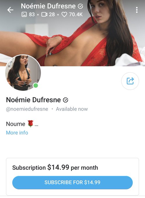 Mon nouveau prix d&rsquo;abonnement est &agrave; 14,99$ au lieux de 20$❤️    J&rsquo;envoie une video gratuite &agrave; tout mes