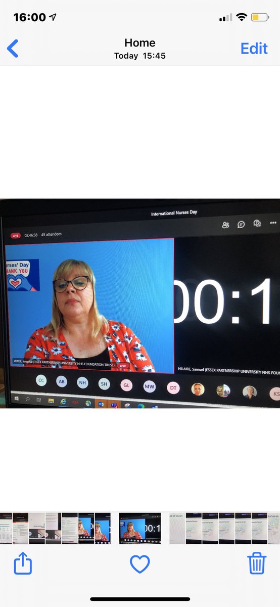 m_adekunle22's tweet photo. @angelacwade, Director of Nursing @EPUTNHS discussing our Professional Strategy - capturing the views and voices of the frontline nursing colleagues , brilliant! #TeamEPUT https://t.co/u2ulXXOi0f