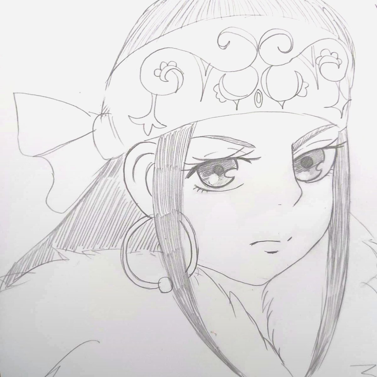 梅田 ゴールデンカムイ アシリパ モノクロイラスト クールなアシリパさん 梅田 ゴールデンカムイ アシリパ モノクロイラスト クールなアシリパさん