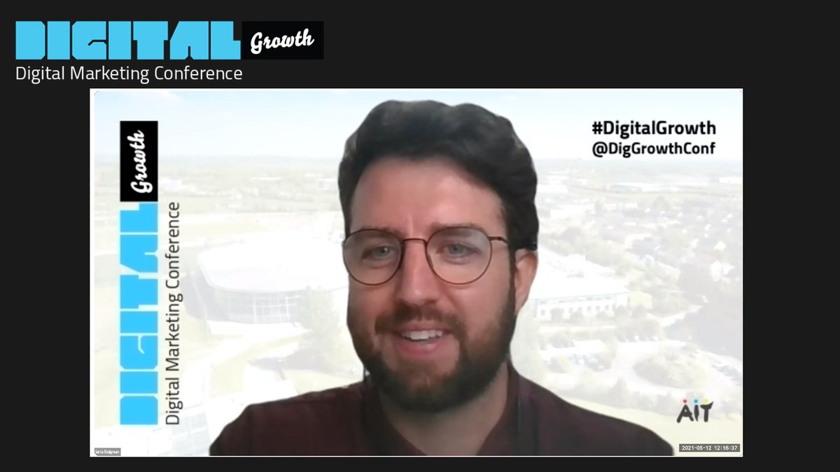 DigGrowthConf's tweet image. .@iarladuignan Senior Digital Manager with @MindshareIRL joined us earlier for #DigitalGrowth conf 2021. Iarla focused on how to grow your business with digital advertising.
