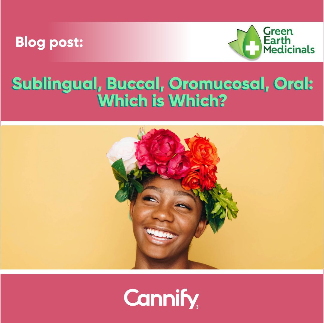 Terms #sublingual #buccal #oral #oromucosal can sometimes be confusing... Learn about the differences between these #cannabis administration methods in our #blog post on Green Earth Medicinals' Herbarium Page.

Link: greenearthmedicinals.com/sublingual-buc…