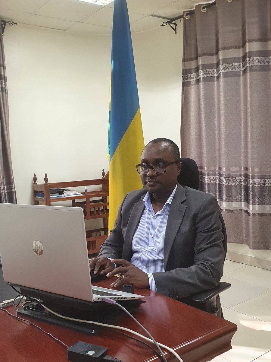 Ngabitsinze's tweet photo. Pleased to participate in the Webinar on Enhancing Sustainable of Irrigation in Rwanda, I thank so much #RichardNewfermer Country Director of IGC Rwanda,  #DavidSpielman from #IFPRI, #MariaJones, #FrolenceKondylis, #JohnLoeser all from World Bank https://t.co/oFg2mkHvTp