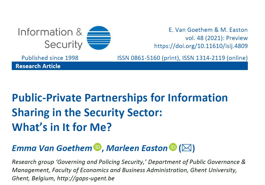 Happy to announce my first peer-reviewed article, published without revision 🥳 #PublicPolicy <a href="/GovPA_UGent/">Gov & PA Ghent University</a> <a href="/ugent/">UGent</a> 
isij.eu/article/public…