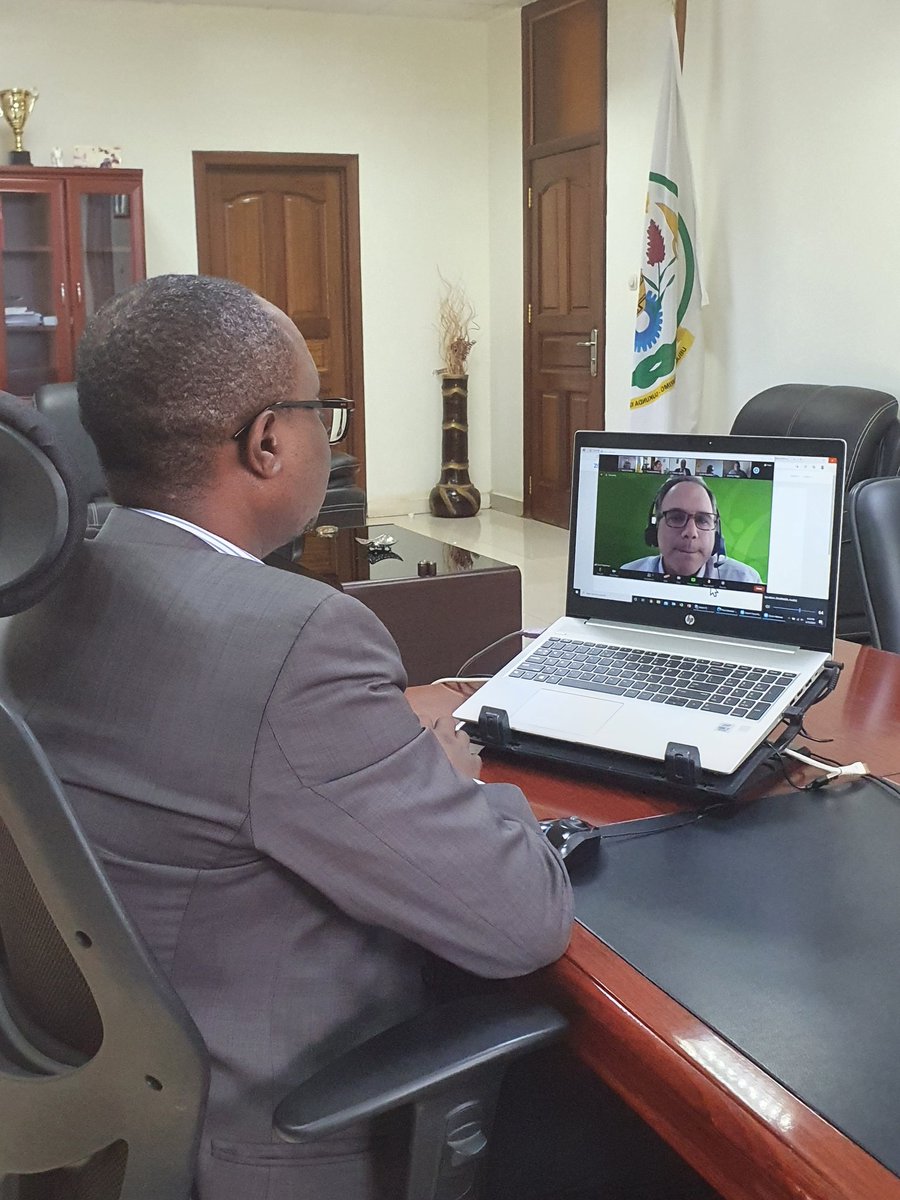 Ngabitsinze's tweet photo. Pleased to participate in the Webinar on Enhancing Sustainable of Irrigation in Rwanda, I thank so much #RichardNewfermer Country Director of IGC Rwanda,  #DavidSpielman from #IFPRI, #MariaJones, #FrolenceKondylis, #JohnLoeser all from World Bank https://t.co/oFg2mkHvTp
