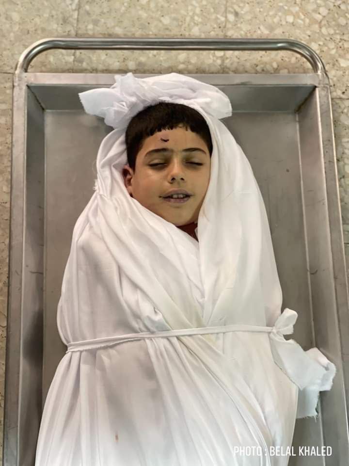 SaadMaqsud's tweet photo. 11-year-old Hamza Nassar, one of the 14 Palestinian children who were killed by Israeli terror airstrikes in #Gaza.

#GazaUnderAttack 

Via @QudsNen https://t.co/mTfR5XOcVr