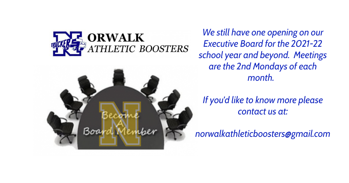 We have a position available starting in August for the 2021-22 school year.  Reach out to any booster officer or contact us at the email listed below.