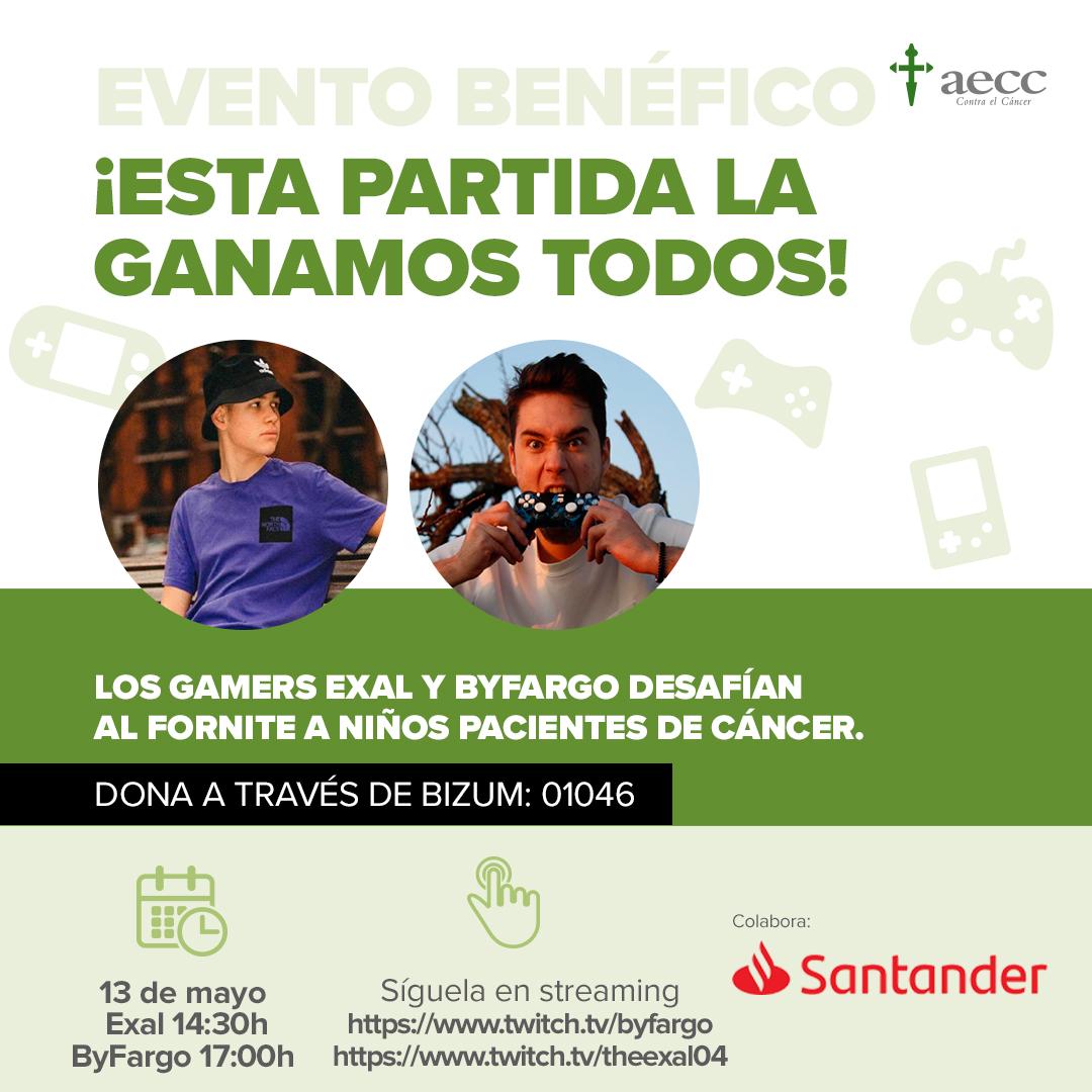 AgeWorldES's tweet photo. Streaming benéfico para apoyar la lucha contra el cáncer infantil
🗓️Jueves, 13 de mayo
#GamingVsCancer
@aeccMadrid https://t.co/27A9RZmnT0