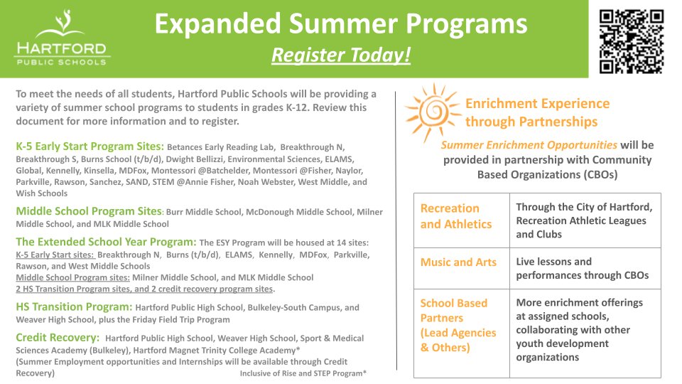 Hartford Public Schools tweet media