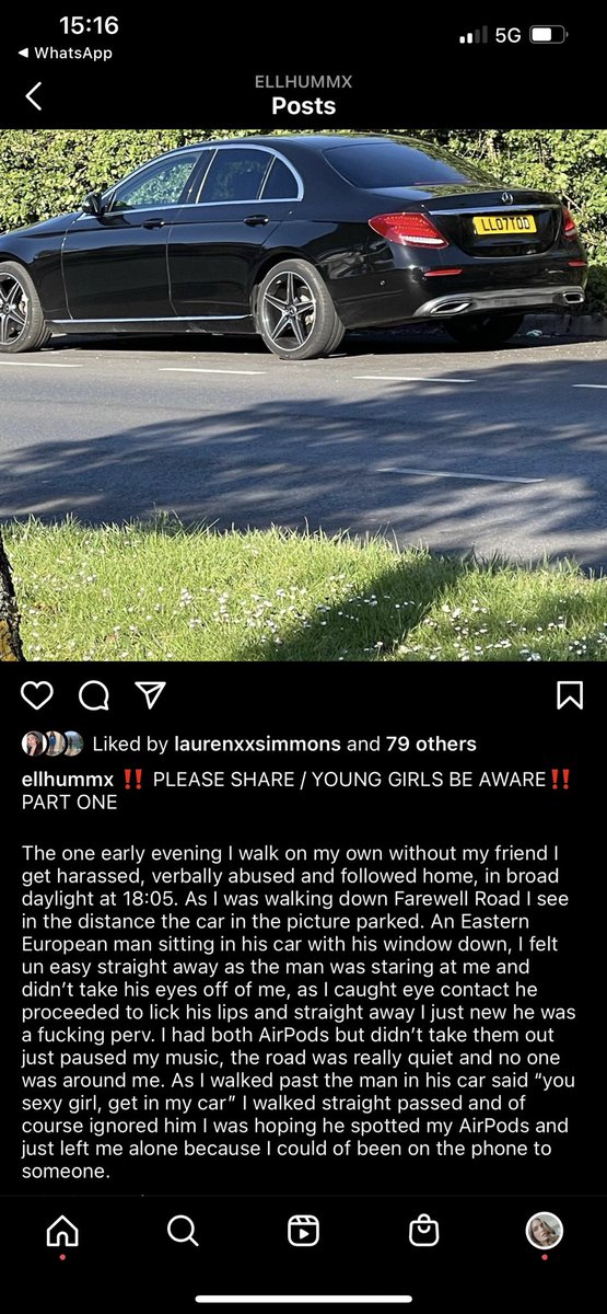 ellhumm's tweet photo. ‼️ PLEASE READ ALL PHOTOS IN THIS POST‼️ Monday evening an attempt abduction on myself was carried out OUTSIDE MY HOME 😢 by a man in the vehicle shown. The police have done absolutely nothing about this matter the system(police)are a disgrace. And how you operate will be heard! https://t.co/6MrLms8PAh
