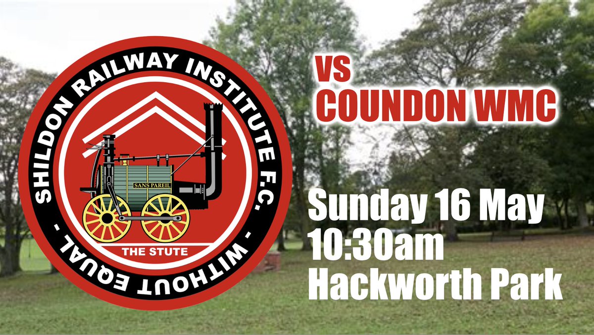 TheStuteShildon's tweet photo. If anyone's at a loose end on Sunday morning, around 10:30am onwards mooch down to Hackworth Park where the 'Stutors' @AfcInstitute will be hopefully be giving Coundon WMC a footie lesson in their second from last home game this season #UpTheStute #FreeCovidsafeFootieToWatch https://t.co/1Ng6kQrUOC