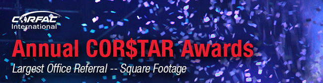 Congrats to #CORFAC's 2020 COR$TAR winners in the office referral sqft category! Mike Scanzano of <a href="/WCRE1/">WCRE | CORFAC International</a>  in Marlton referred a 10,406 sqft office sublease to Jackie Madden of <a href="/GaribaldiGroup/">The Garibaldi Group</a> in Chatham. lnkd.in/gVQsJuU
#thinkCORFACfirst #cre #office #newjersey