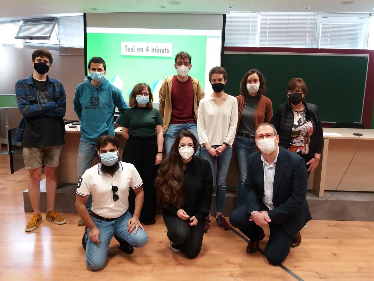 Universitat Autònoma de Barcelona (@uabbarcelona) on Twitter photo La #TesiEn4MinutsUAB ja escalfa motors!
👉 uab.cat/web/sala-de-pr…
#UAB #recercaUAB <a href="/raquel_lpz/">Raquel Ortiz</a> @sgaggiottimarre <a href="/eloigm96/">Eloi Guerrero</a> @claracuficabre <a href="/polsallesp/">Pol Sallés Perramon</a> <a href="/nvilaurriza/">Natàlia Vilà Urriza</a> @Quinovines <a href="/fundaciorecerca/">Fundació FCRI</a> La #TesiEn4MinutsUAB ja escalfa motors!
👉 uab.cat/web/sala-de-pr…
#UAB #recercaUAB <a href="/raquel_lpz/">Raquel Ortiz</a> @sgaggiottimarre <a href="/eloigm96/">Eloi Guerrero</a> @claracuficabre <a href="/polsallesp/">Pol Sallés Perramon</a> <a href="/nvilaurriza/">Natàlia Vilà Urriza</a> @Quinovines <a href="/fundaciorecerca/">Fundació FCRI</a>