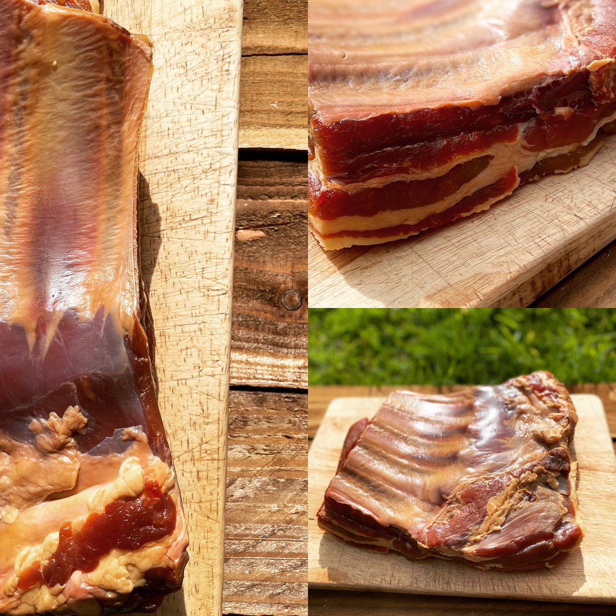mash_nina's tweet photo. Oh just look at that smokey colour πππ from farm, to curing, to smoking. Itβs a mission, but definitely worth it
#reloadedfun #loadedwithflavour #loadedwithstyle #loadedwithfun #flavour #style #fun #bacon #makeyourown #curedmeat #cure #cured #curedbacon #piggy #pork #keto https://t.co/UGBIJculX7