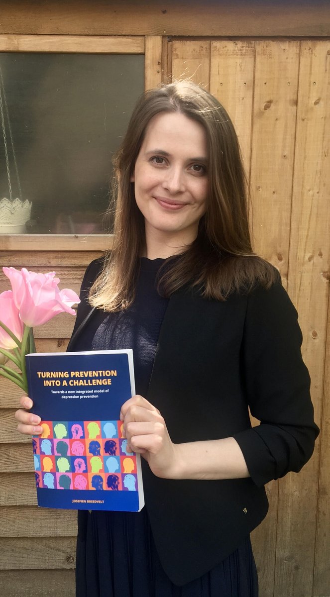 JosefienUMH's tweet photo. Today I successfully defended my PhD thesis entitled

'Turning prevention into a challenge: Towards a new integrated model of depression prevention' at the @UvA_Amsterdam @amsterdamumc https://t.co/H8wKy5hGGw