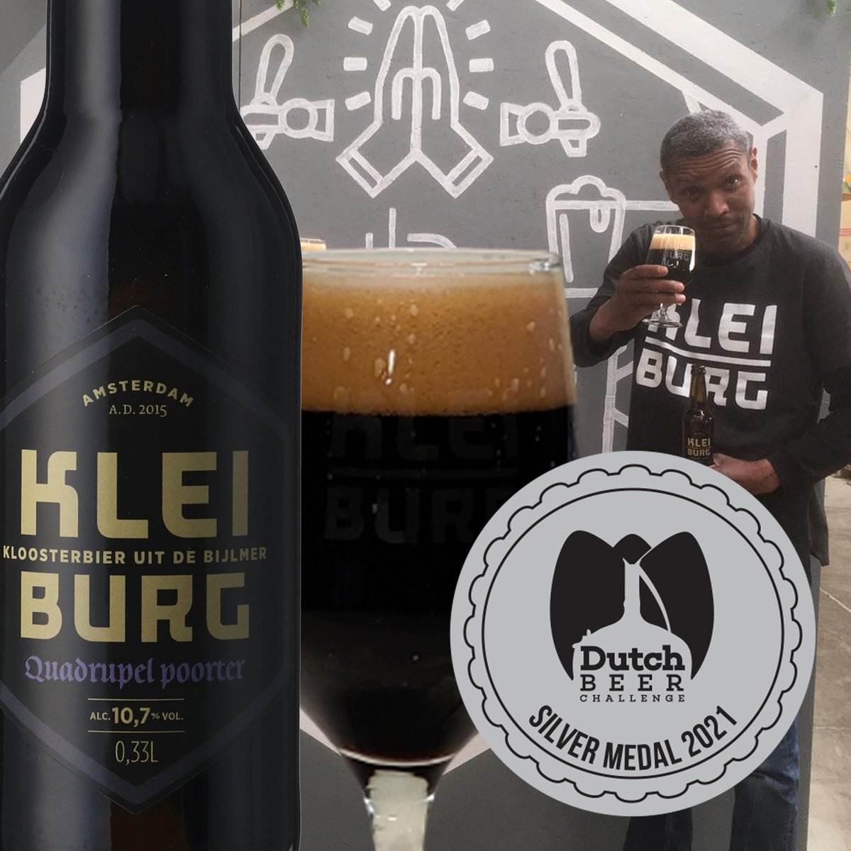 Ja, supertof! Een zilveren plak voor onze Quadrupel Poorter in de categorie Imperial Stout! 

Meer prijswinnaars proeven? Bestel de Medaille Pack met 12 prijswinnende bieren via <a href="/MitraSlijter/">Mitra drankenspeciaalzaken</a> 

mitra.nl/product/xperie…