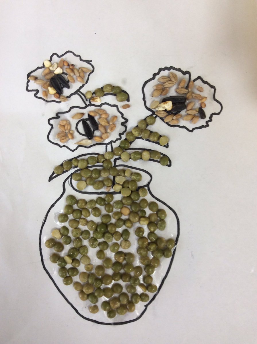 BandBschool's tweet photo. Some of the fantastic ‘WOW’ finished pieces from the budding artists in Team Aire this afternoon! 👨🎨🌻👩🎨 #StanHerd #cropart #bandbart #KS1art #collage https://t.co/uvOLMSe0wI