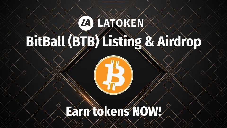 Latoken_cex's tweet photo. BitBall is open for trading on LATOKEN! $BTB/ $USDT

Earn a share of 200K BTB crypto coins in the airdrop. You can add to your reward amount by inviting friends. 💵

➡️ https://t.co/Gp3YfdBOER https://t.co/59FfLW40TB