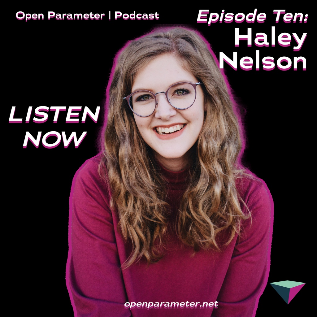 OpenParameter's tweet photo. Episode Ten featuring playwright and dramaturg Haley Nelson is Live! Listen now on Podbean, Spotify, Amazon Music, or our website. All links can be found at https://t.co/M4TJrhpmcD

Gain early access to podcasts for $3/month by subscribing to our Patreon! https://t.co/90KJubyy9u https://t.co/1PwrKBQG1I