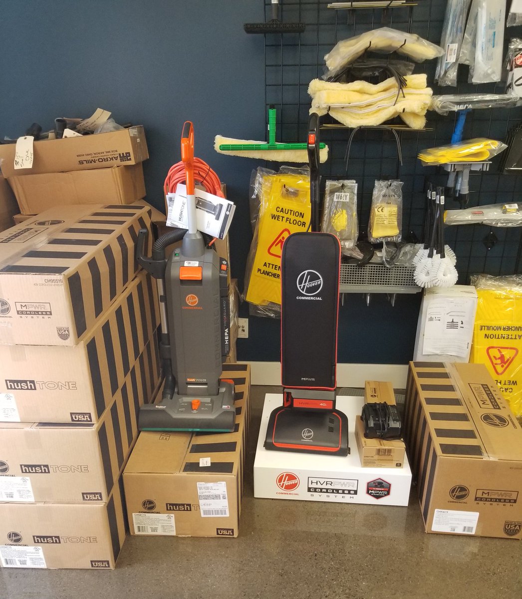 DoddsJanitorial's tweet photo. Excited to announce that we are now an official distributor of Hoover Commercial vacuums.  Check out their new line of cordless backpacks, uprights, blowers and electrostatic sprayers. #efficiency #cordless https://t.co/BzgW7mVdVG