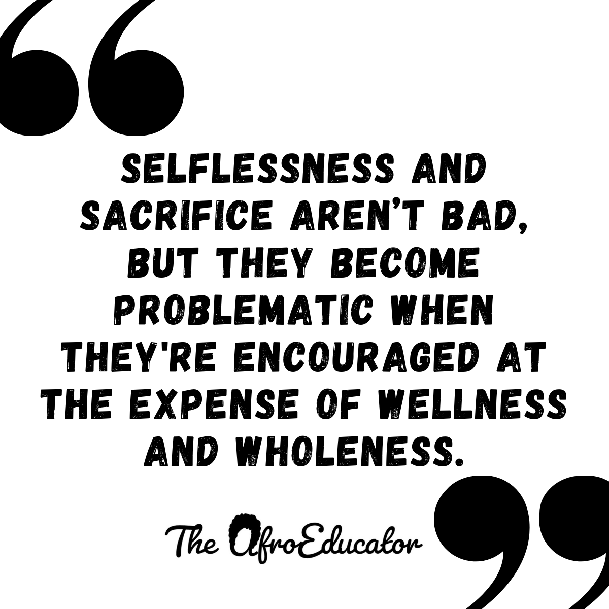 burnedinteacher's tweet image. Our current teaching culture is setting teachers up for burnout. Teachers are pushed to give it their ALL without ever taking the time to replenish themselves. This isn't sustainable.  

Go to burnedinteacher.com/blog/Podcast_E… 

@theafroeducator #edchat #education #standwitheducators