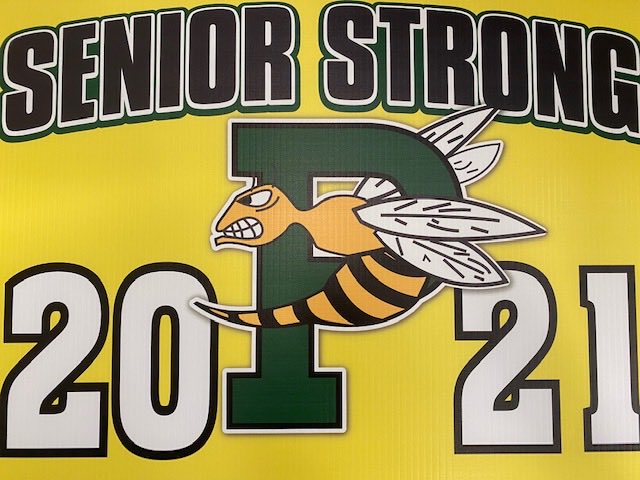 RowellNat's tweet photo. Thank you to our Preble staff who are out delivering graduation yard signs to our seniors today.  💚💛🎓🐝 #weappreciateyou ⁦@greenbayschools⁩ https://t.co/AI4DoA9diA