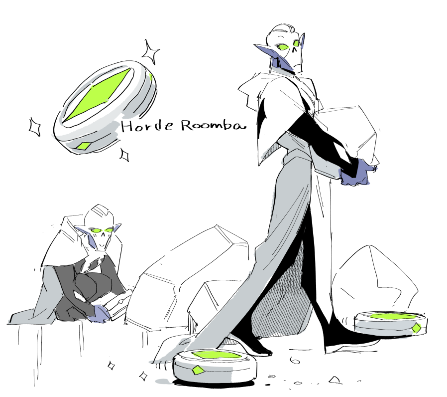 これは先日のHorde Roombaにちょこっと手を加えたのと、船の隅っこでバッテリー切れを起こして止まっていたルンバを自分の腕のポートから授乳し…充電して放流するブラザーです