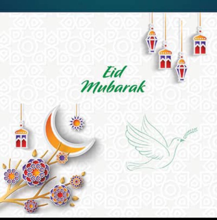 #EidAlFitr #EID2021 wishing all those celebrating blessings, peace and good health.