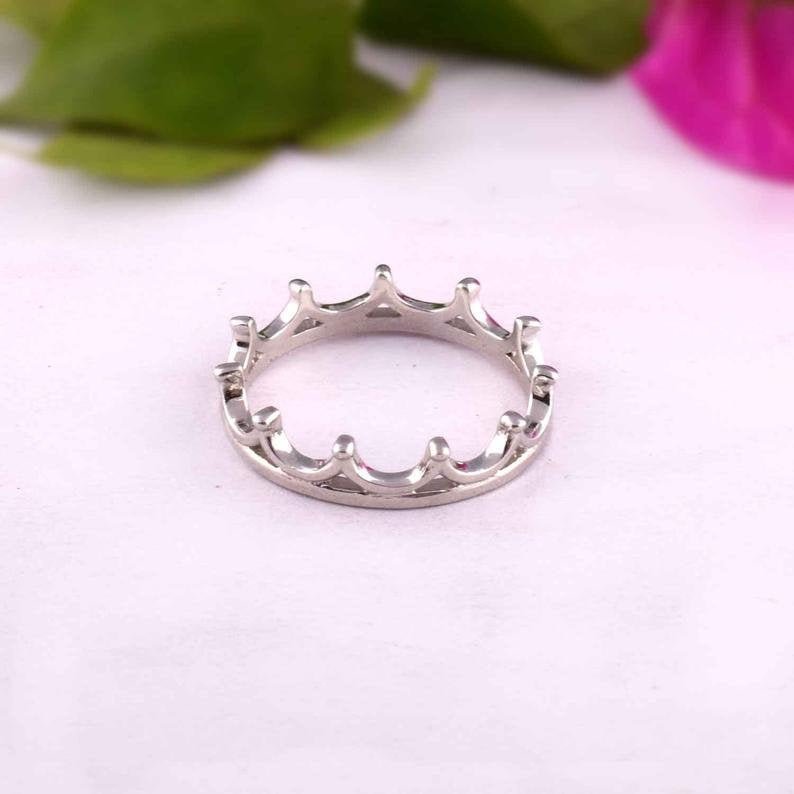 Excited to share the latest addition to my #etsy shop: Crown shape ring, gift ring for girls, handmade ring, sterling silver ring, dainty ring #silver #giftforher #daintyring #925silverring #bohohippie #women #lovefriendship #925silverring etsy.me/2SMu33m