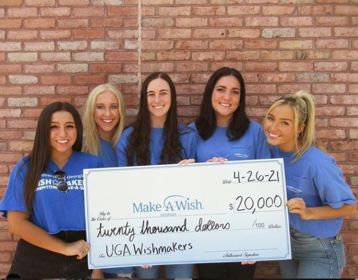 MakeAWishGA's tweet photo. We love seeing the ways our community is making wishes come true, and our @UGA_WISH friends are getting TWICE the amount of cheers! They fundraised for TWO wishes this year, creating so much hope. 🤩⭐ https://t.co/avezYFAbn9