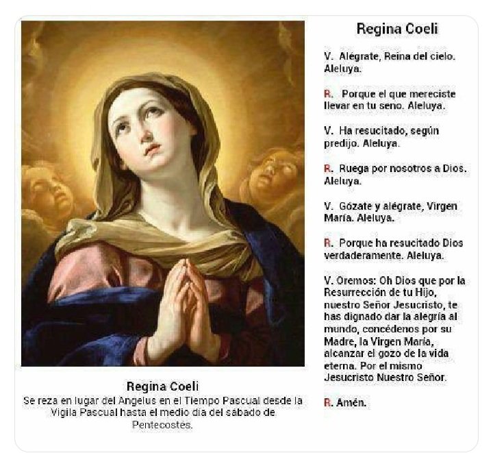 😷 #ReginaCoeli por: VENEZUELA, COLOMBIA, MÉXICO Y EL MUNDO ENTERO./La gloria del Señor, sobrepasa cielo y tierra. Aleluya.( Sal148).
#MiércolesVIdePascua
#MayoMesDelRosario
#SanPancracioMártir🌿
 #DiadelaEnfermeria 
#beatodelpueblo 
#josegregoriohernández