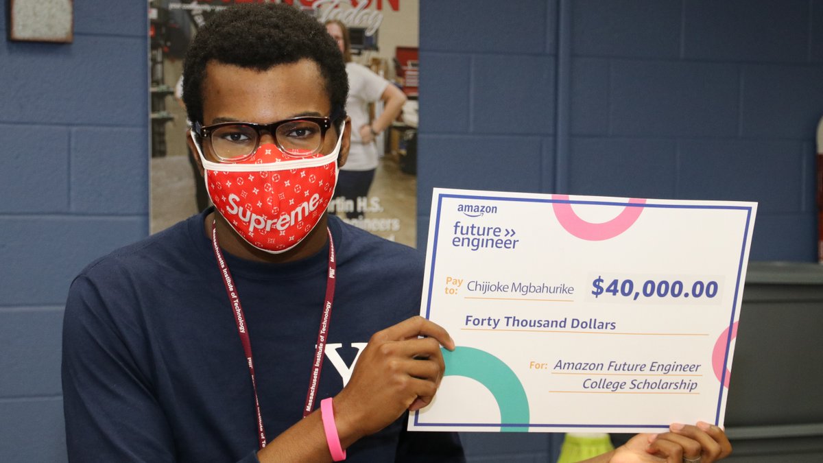Arlington ISD (@arlingtonisd) on Twitter photo STEM Academy at <a href="/MartinHigh/">Martin High School</a> senior Chijioke Mgbahurike received a scholarship and a paid summer internship with Amazon! Read more about Chijioke’s story and the exciting details surrounding his scholarship in our blog. bddy.me/2RRe6Is #ArlingtonISD #ClassOf2021 STEM Academy at <a href="/MartinHigh/">Martin High School</a> senior Chijioke Mgbahurike received a scholarship and a paid summer internship with Amazon! Read more about Chijioke’s story and the exciting details surrounding his scholarship in our blog. bddy.me/2RRe6Is #ArlingtonISD #ClassOf2021