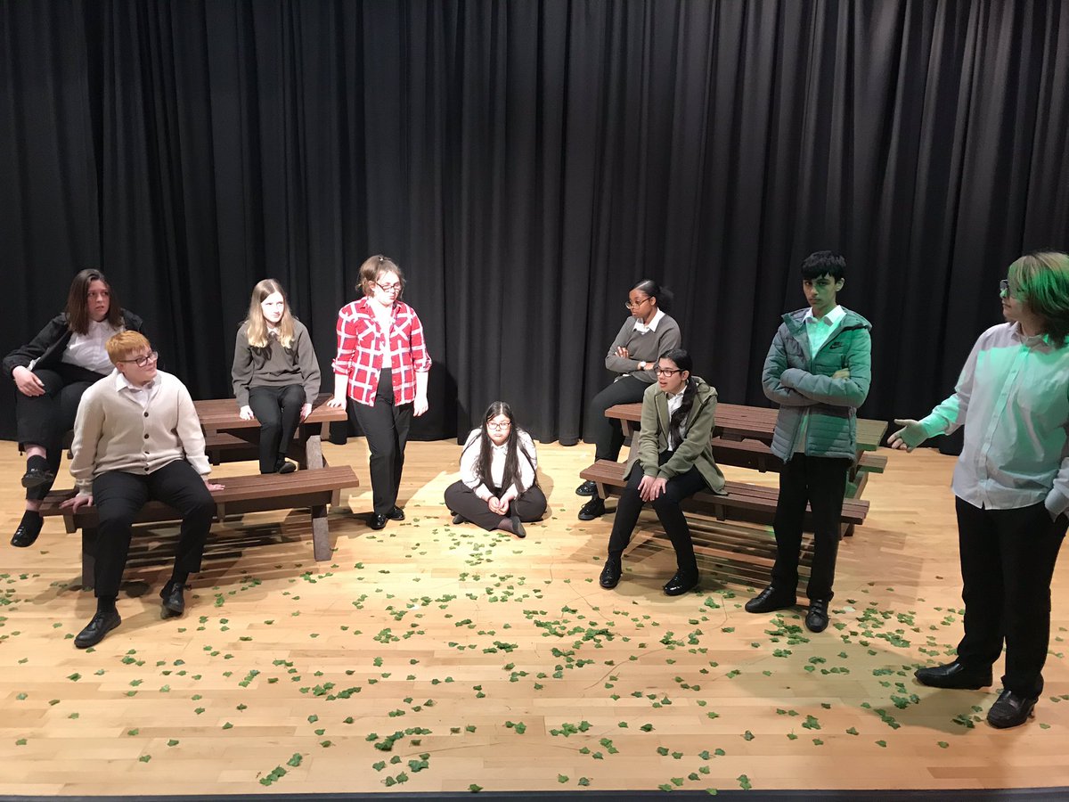 ZLynchAHS's tweet photo. @AldersleyHighSc I am truly blessed to work with such amazing students 🙏 they have been rehearsing in the classroom and outside on picnic benches but today they brought it all together in the Amethyst...the Aldersley way ❤️🥰🙏 https://t.co/aHfvwznURu
