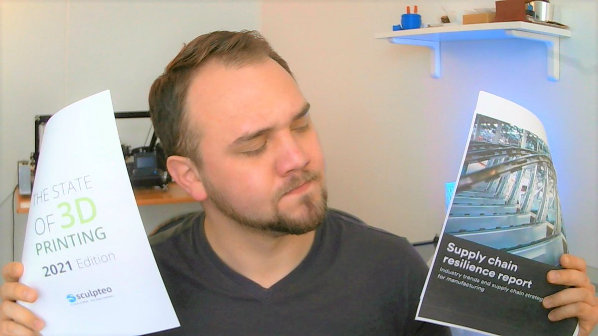 Every year different organizations publish a "state of 3D printing" report. I think they're super interesting, especially because they are all so different! I broke down the highlights from 3 different reports - 77 pages worth. 3dprintauthority.com/state-of-3d-pr…