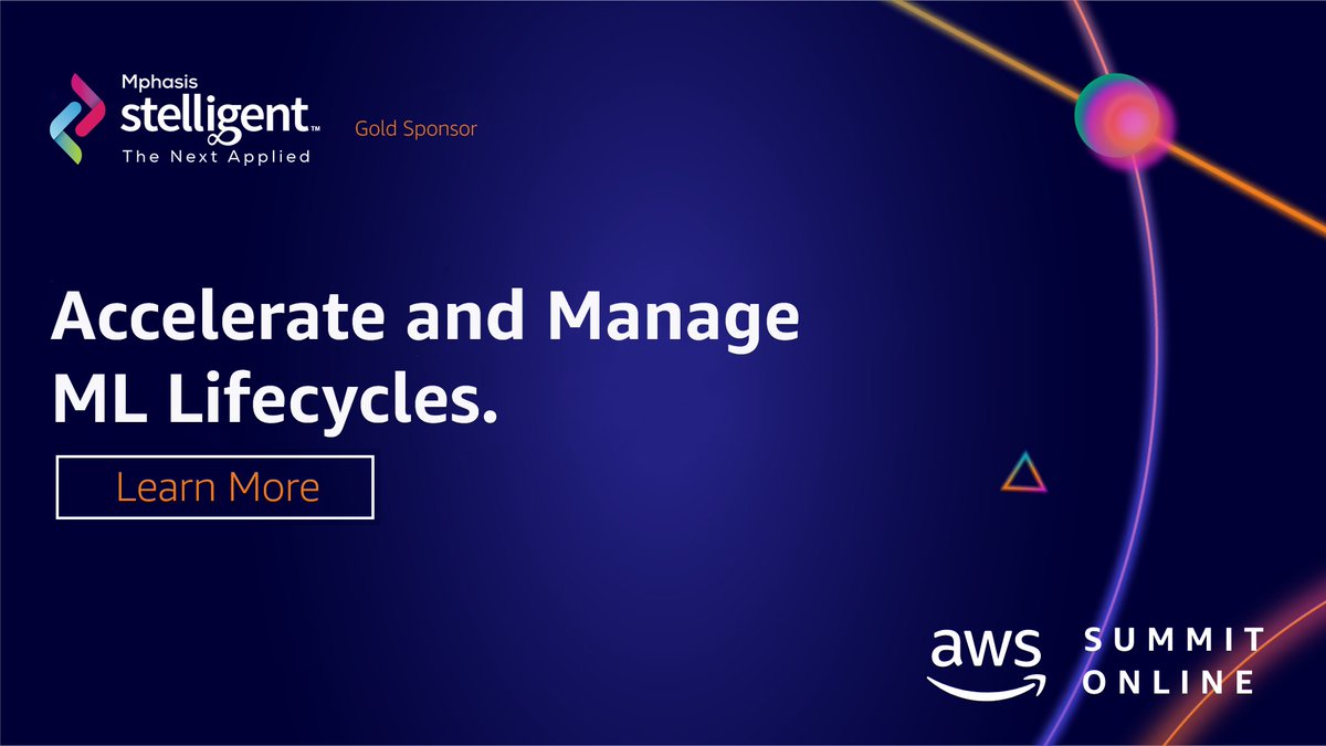 Collaborate, build, deploy, and monitor Machine Learning models efficiently while in-production Mphasis PACE ML. See it live #AWSSummit happening now <a href="/AWS_Partners/">AWS Partner Network</a> #AWSSummit #AutomateEverything bit.ly/3nKHf4k