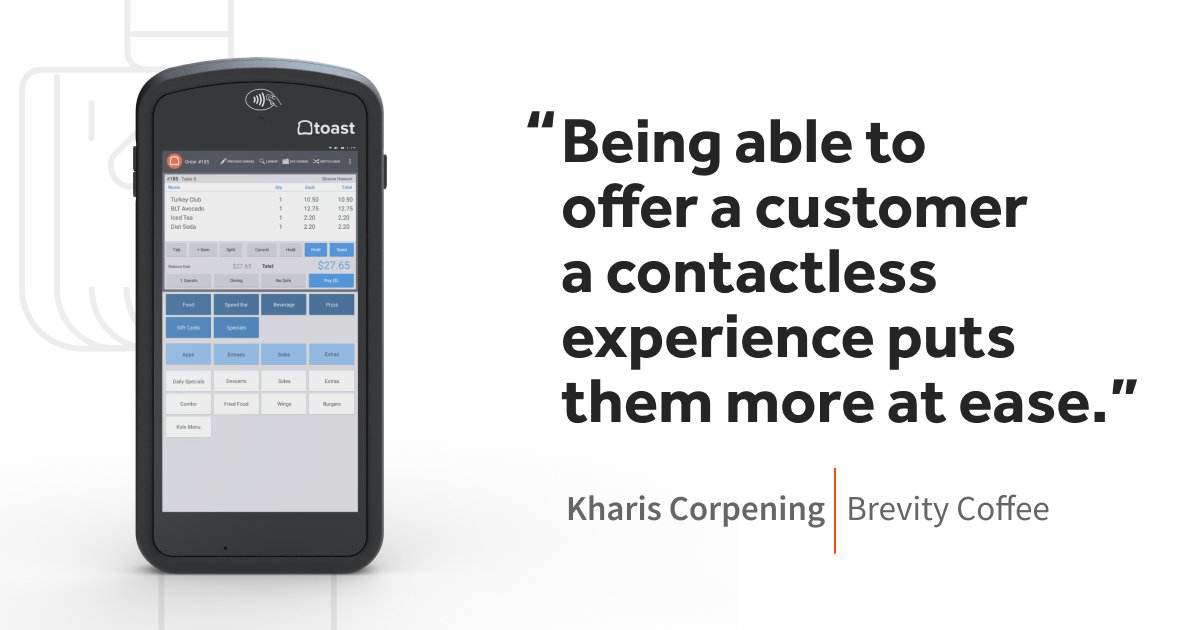 ToastTab's tweet image. Looking to please your restaurant guests by &quot;going contactless&quot;? 

Create a &quot;no-contact&quot; guest experience and welcome them back with the new, hands-free hospitality by clicking the following link: 

bit.ly/31csCvP

#contactlesstechnology
