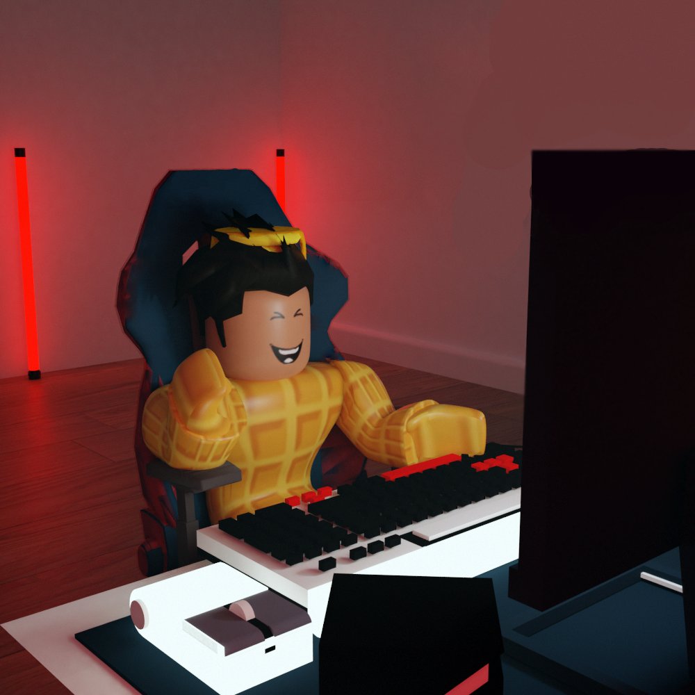 Jertru5's tweet photo. A commission I did for @officualblue 
I receive all comments and suggestion.
Hope you like it!

#Roblox #RobloxGFX #GFXDesigner #GFX https://t.co/e13nhT3r5s