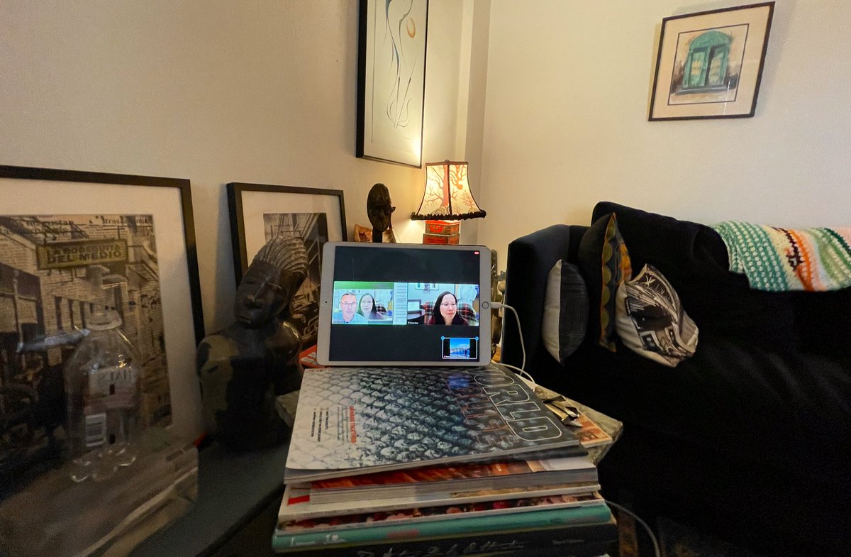 nlundebjerg's tweet image. Great idea - here’s my stack and I’m featuring @SerenahcMD who was such a good sport in presenting her pitch! #ags21 #stacksofbooks