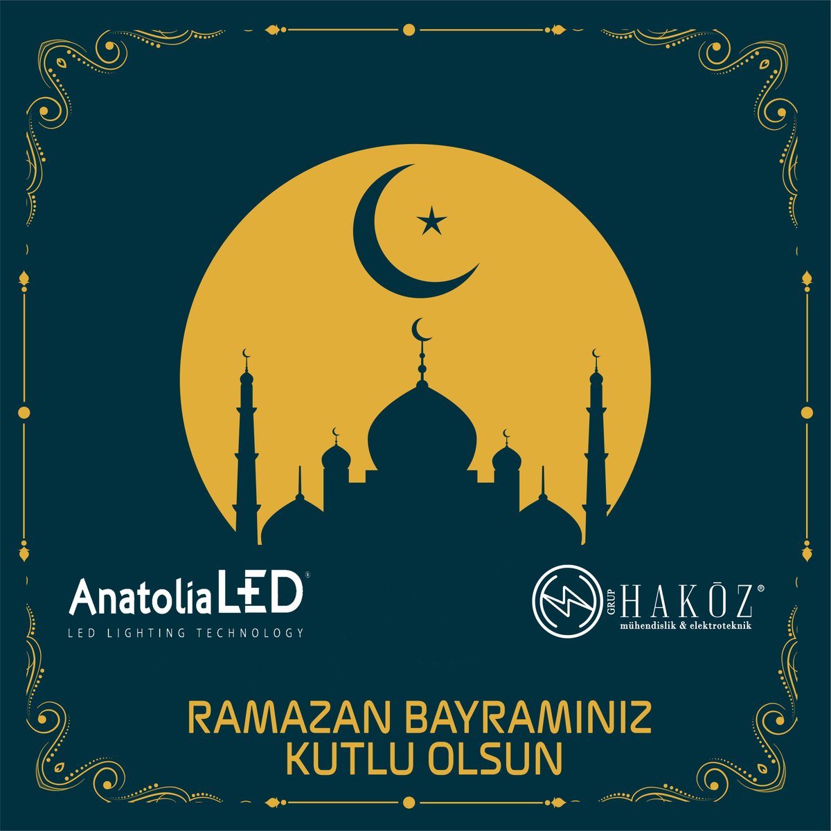 Ramazan Bayramınızı kutlar, sevdiklerinizle birlikte iyi vakit geçirmenizi temenni ederiz. 

#hakozmuhendislik #anatolialed