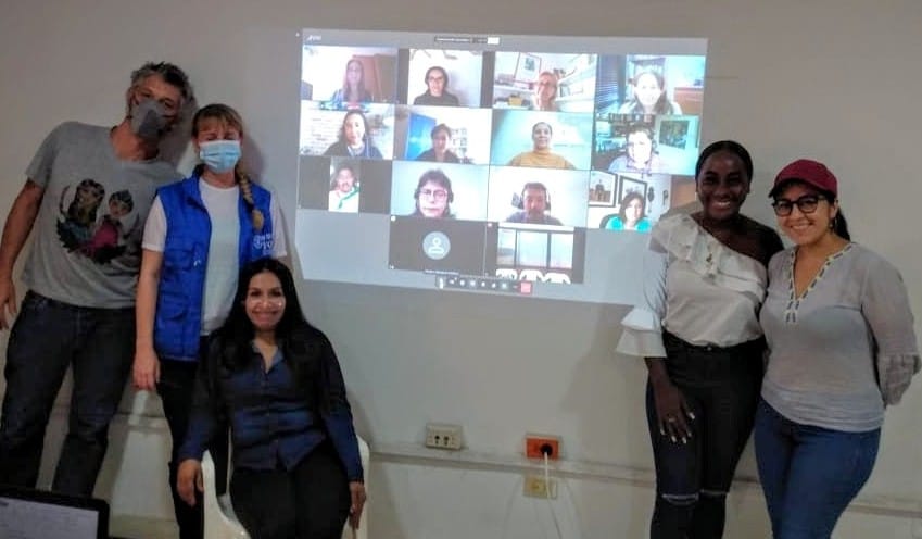 FokusenColombia's tweet photo. #AlertaCauca continúa gira de incidencia de las organizaciones @CococaucaOrg @ACIN_Cauca @RedVidaDHCauca y @CRIC_Cauca  adelantan reunión con  la Oficina del Alto Comisionado para los DDHH y la Misión de Verificación de Naciones Unidas, apoya @espaciopazencol y Diakonia Suecia https://t.co/dINpBw6EMR